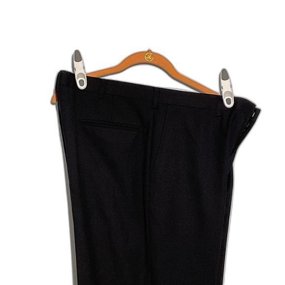 Murphy Hartelius Pilot Uniform Pants Black Wool Blend - Picture 6 of 8